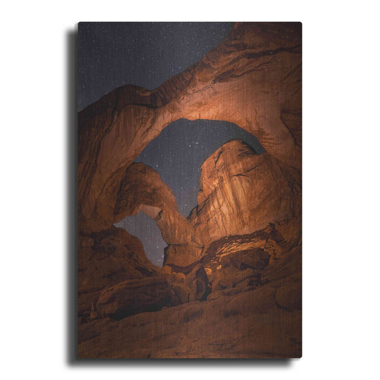 Luxe Metal Art 'Wonders of the Night - Arches National Park' by Darren White, Metal Wall Art