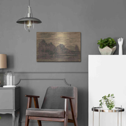 Luxe Metal Art 'Fen near Saasveld CA, 1907' by Piet Mondrian, Metal Wall Art,24x16