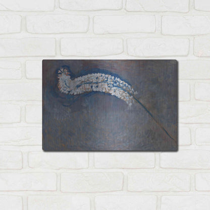 Luxe Metal Art 'Foxtail Lily' by Piet Mondrian, Metal Wall Art,16x12