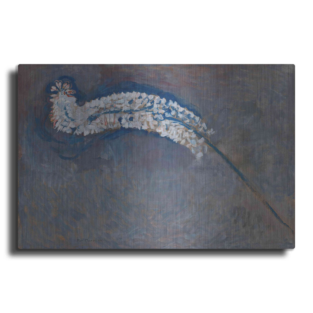 Luxe Metal Art 'Foxtail Lily' by Piet Mondrian, Metal Wall Art