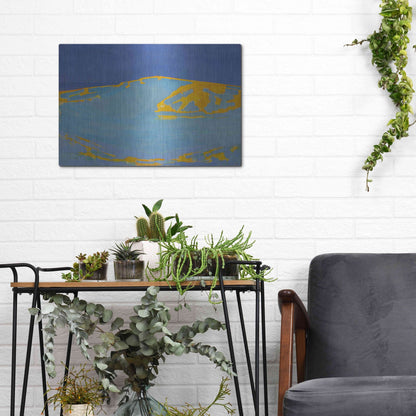 Luxe Metal Art 'Summer, Dune in Zeeland, 1910' by Piet Mondrian, Metal Wall Art,16x12