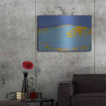 Luxe Metal Art 'Summer, Dune in Zeeland, 1910' by Piet Mondrian, Metal Wall Art,36x24