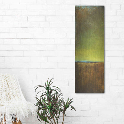 Luxe Metal Art 'Antigua Bay I' by Erin Ashley, Metal Wall Art,16x48