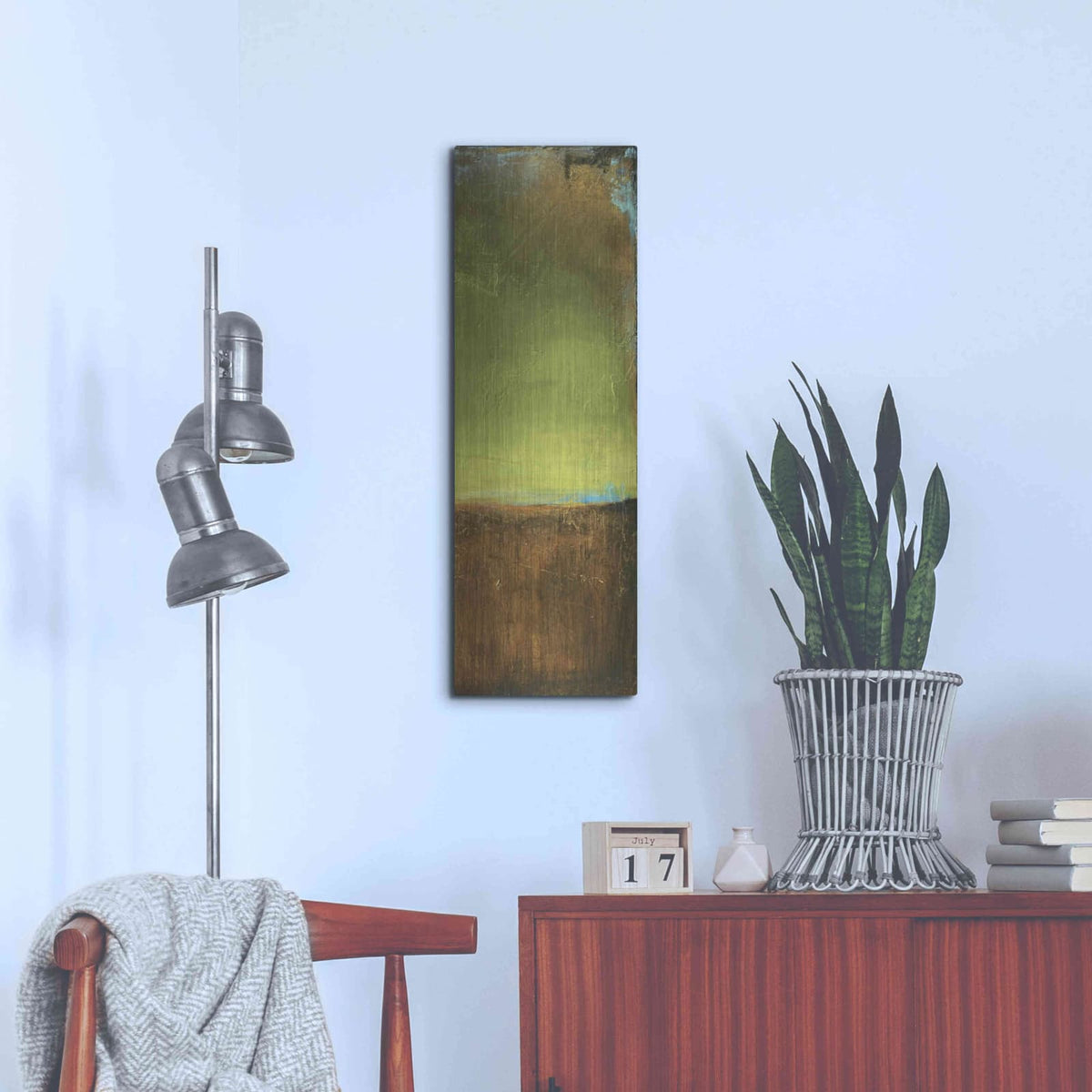 'Antigua Bay II' by Erin Ashley – Metal Wall Art, 12x36 room view