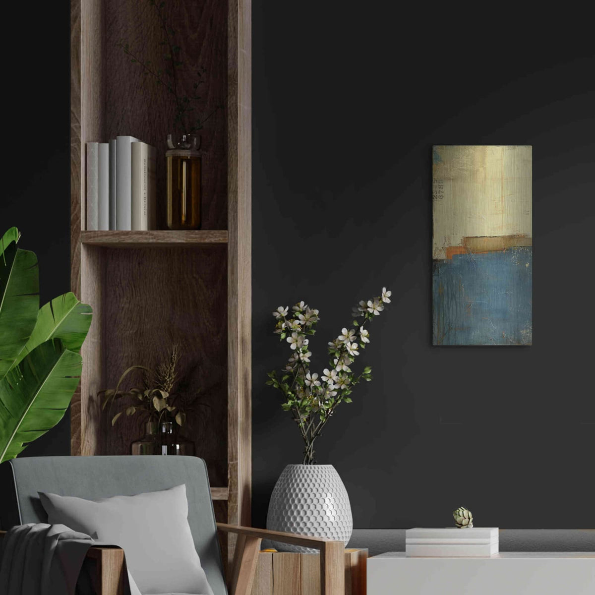 'Backward Mile I' by Erin Ashley – Metal Wall Art, 12x24 room view