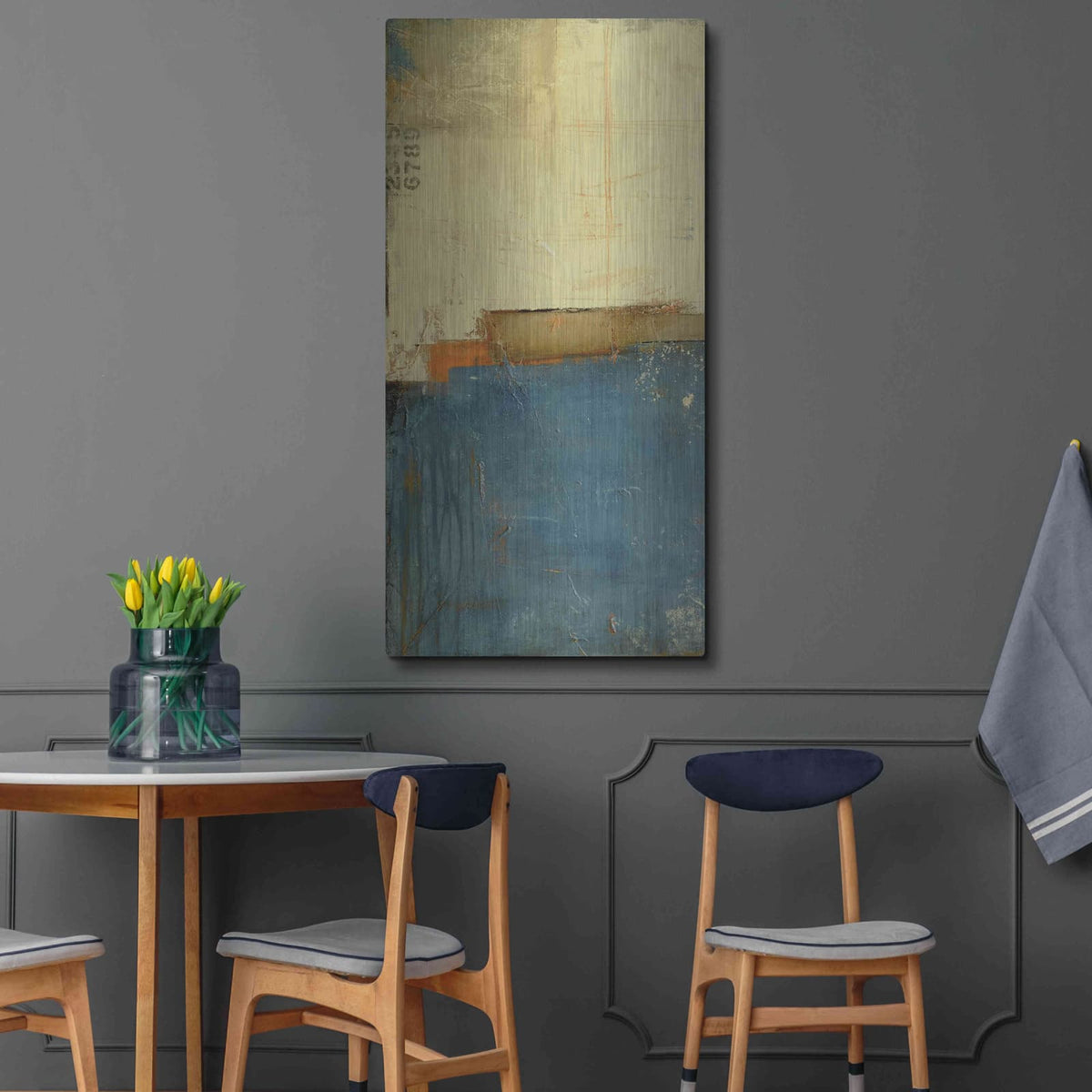 'Backward Mile I' by Erin Ashley – Metal Wall Art, 24x48 room view