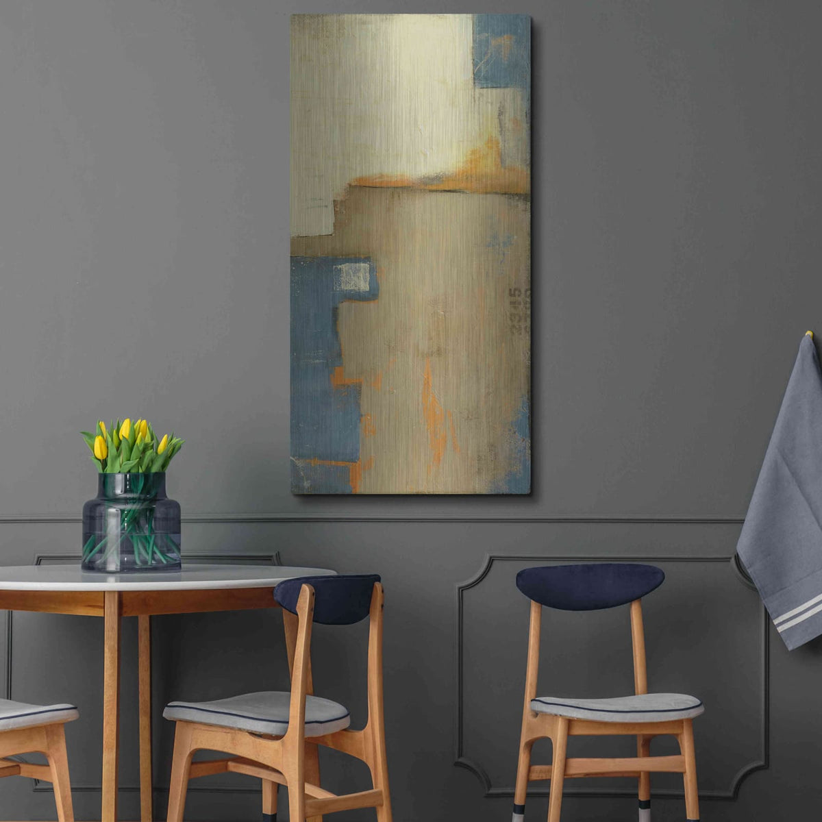 'Backward Mile II' by Erin Ashley – Metal Wall Art, 24x48 room view
