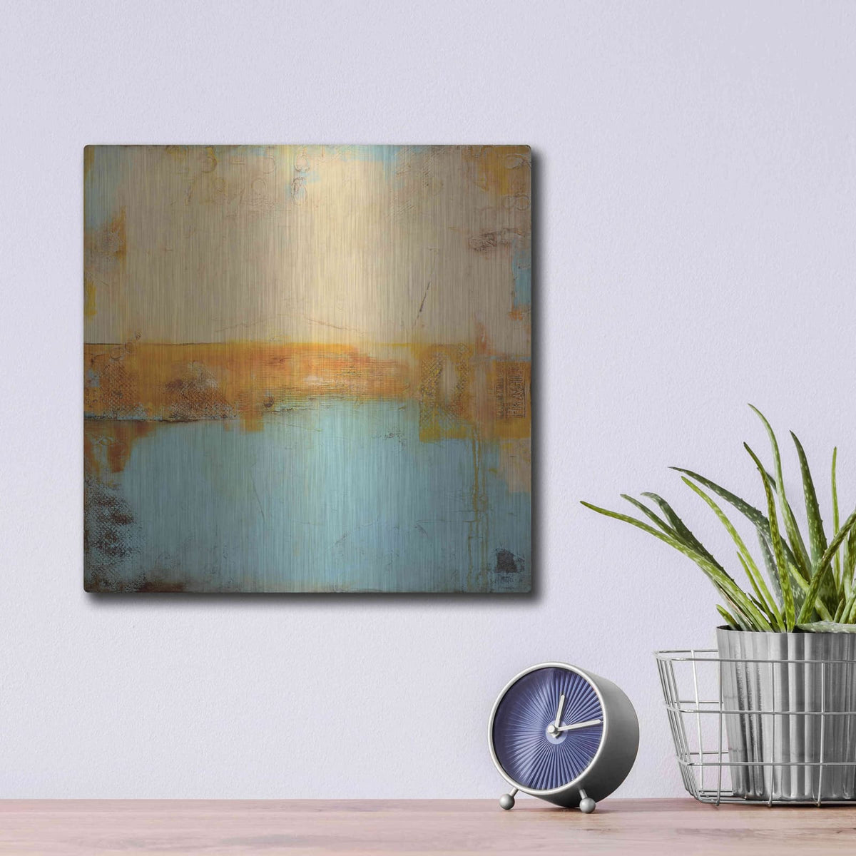 'Bay of Noons' by Erin Ashley – Metal Wall Art, 12x12 room view