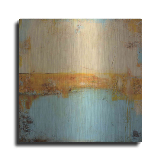 Luxe Metal Art 'Bay of Noons' by Erin Ashley, Metal Wall Art