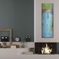 Luxe Metal Art 'Fisher Island I' by Erin Ashley, Metal Wall Art,16x48