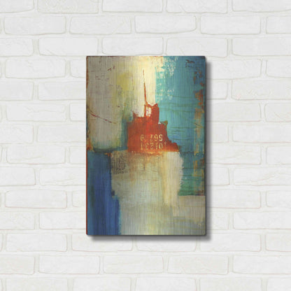 Luxe Metal Art 'Fragile III' by Erin Ashley, Metal Wall Art,16x24