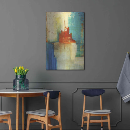 Luxe Metal Art 'Fragile III' by Erin Ashley, Metal Wall Art,24x36