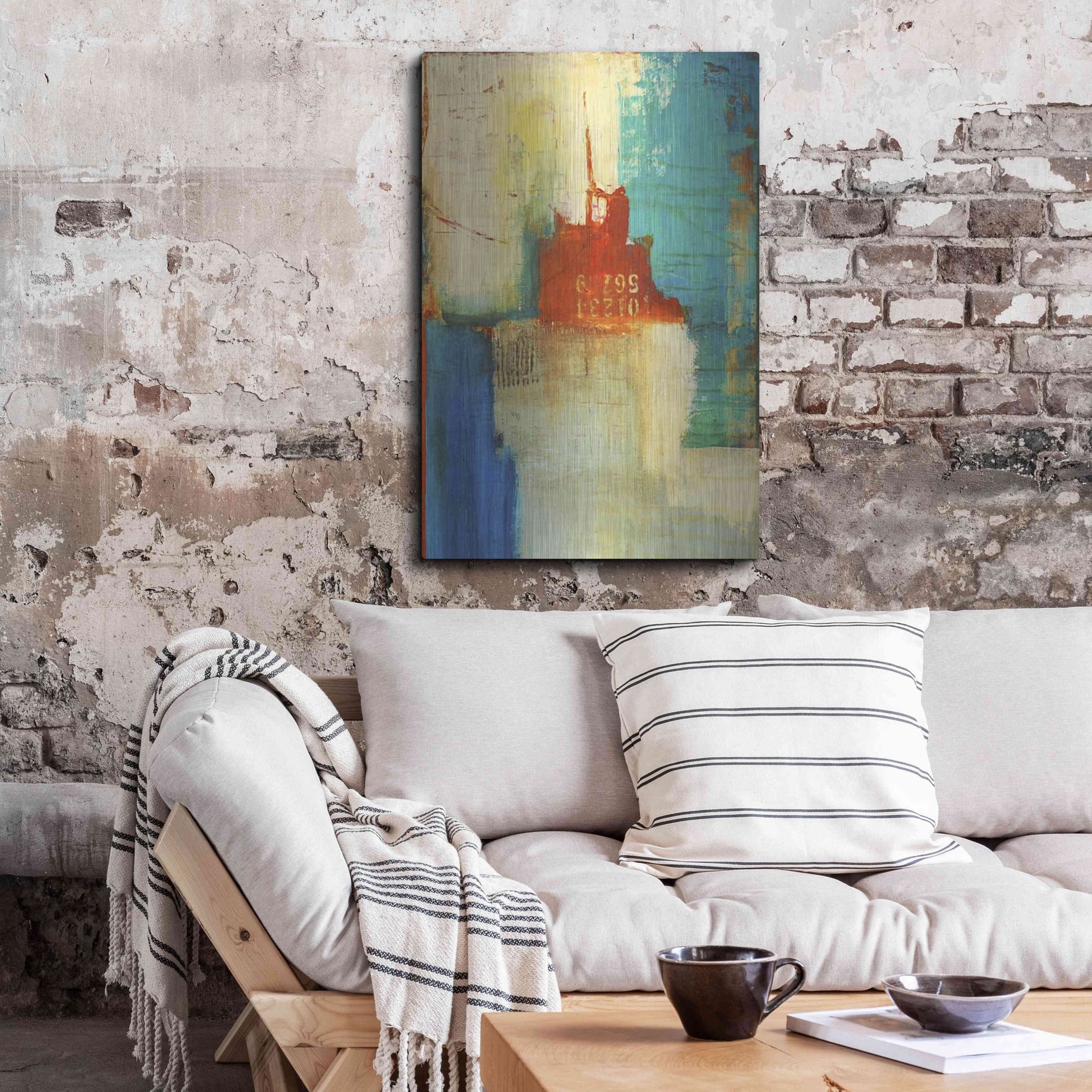 Luxe Metal Art 'Fragile III' by Erin Ashley, Metal Wall Art,24x36