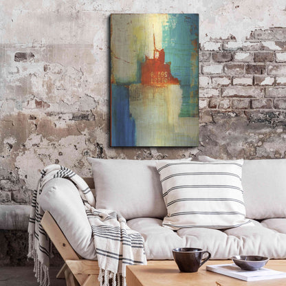 Luxe Metal Art 'Fragile III' by Erin Ashley, Metal Wall Art,24x36