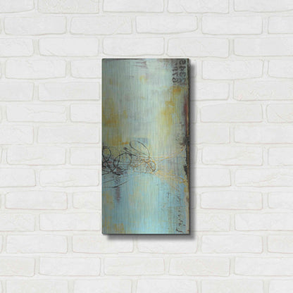 Luxe Metal Art 'Gin House Blues II' by Erin Ashley, Metal Wall Art,12x24