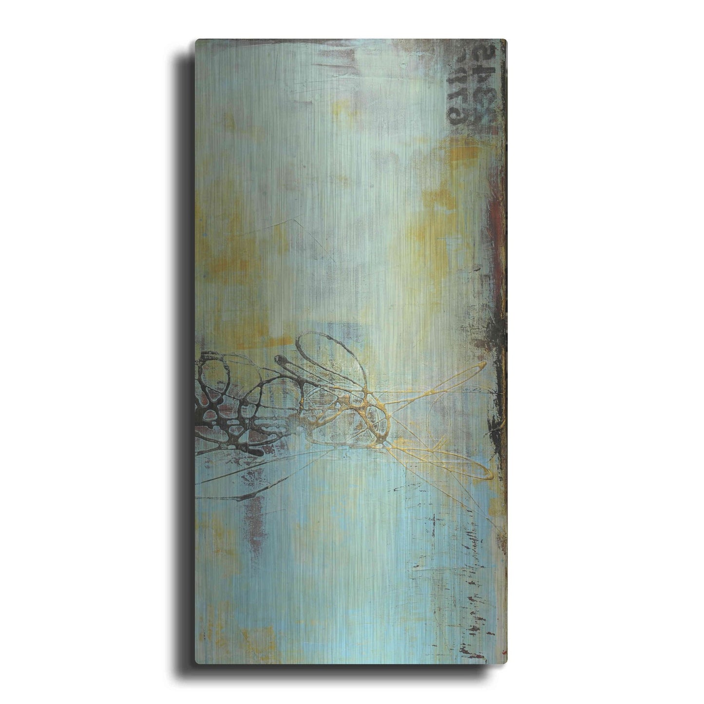 Luxe Metal Art 'Gin House Blues II' by Erin Ashley, Metal Wall Art