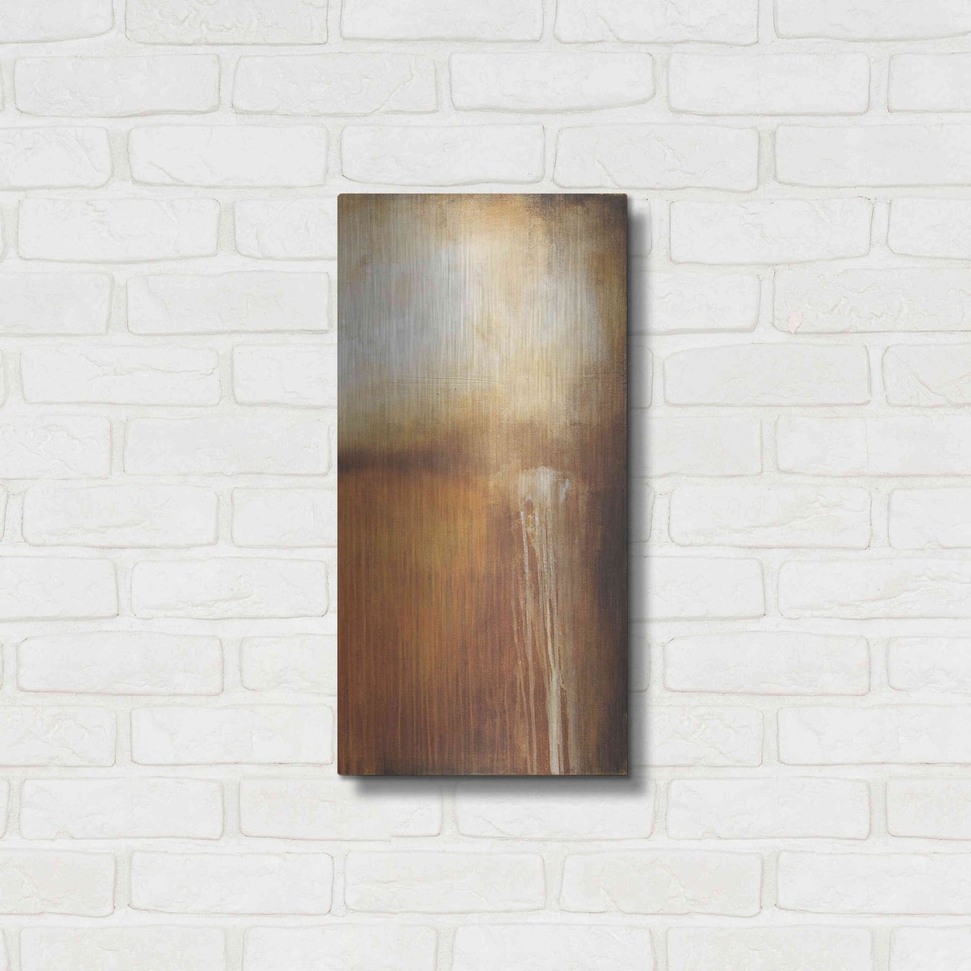 Luxe Metal Art 'Madison Fields II' by Erin Ashley, Metal Wall Art,12x24