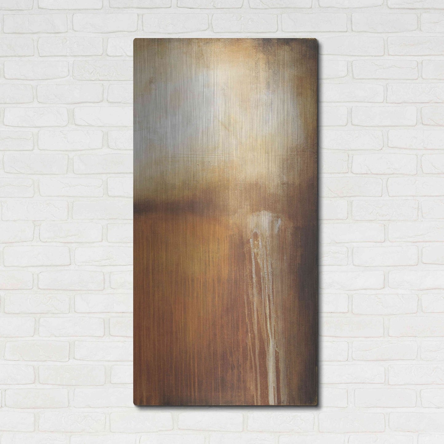Luxe Metal Art 'Madison Fields II' by Erin Ashley, Metal Wall Art,24x48