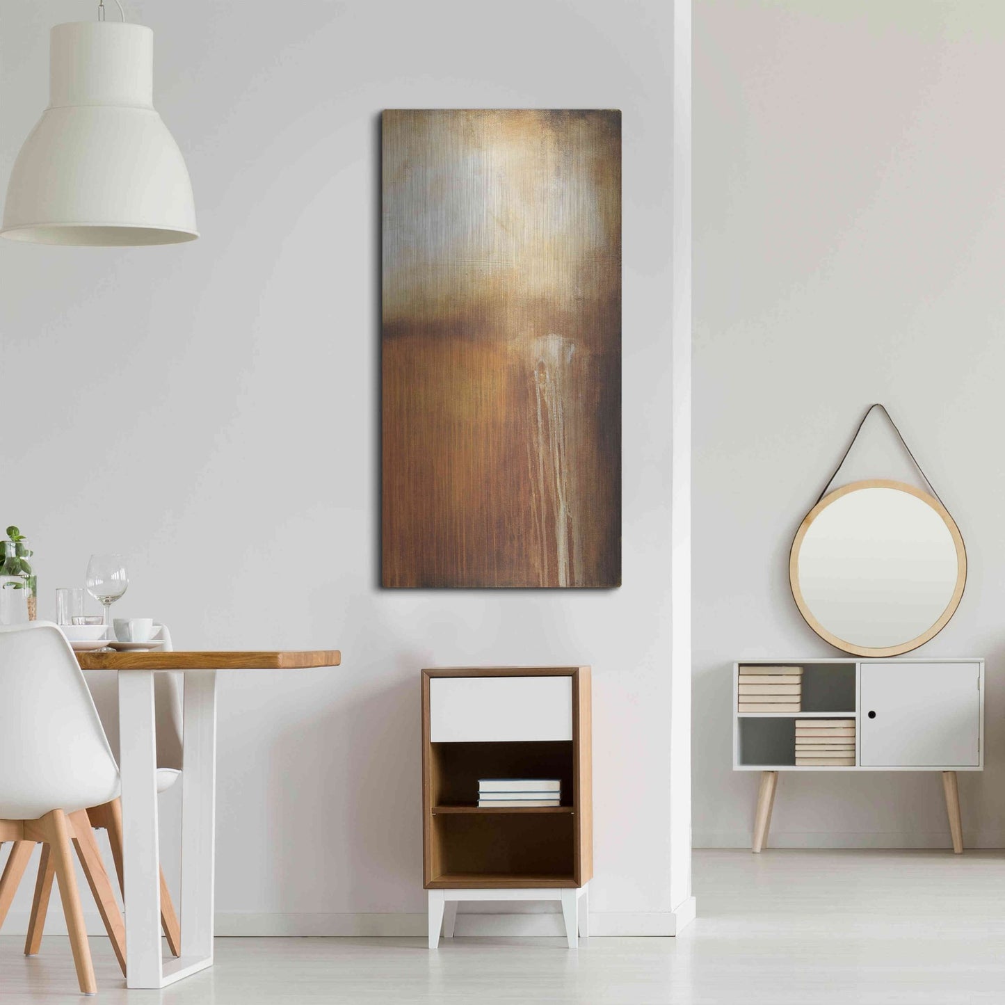 Luxe Metal Art 'Madison Fields II' by Erin Ashley, Metal Wall Art,24x48