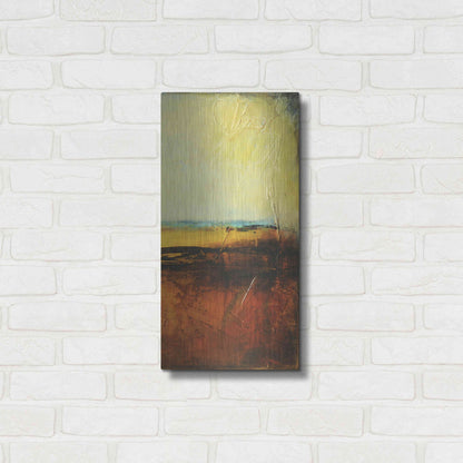 Luxe Metal Art 'Noon II' by Erin Ashley, Metal Wall Art,12x24