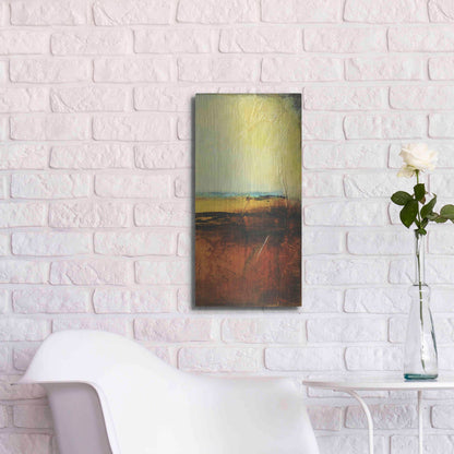 Luxe Metal Art 'Noon II' by Erin Ashley, Metal Wall Art,12x24