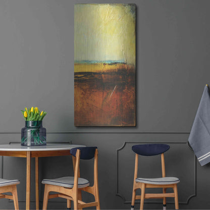 Luxe Metal Art 'Noon II' by Erin Ashley, Metal Wall Art,24x48