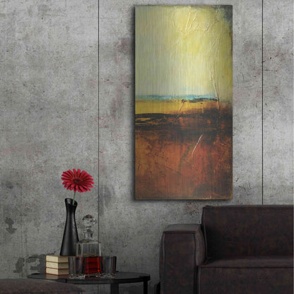 Luxe Metal Art 'Noon II' by Erin Ashley, Metal Wall Art,24x48
