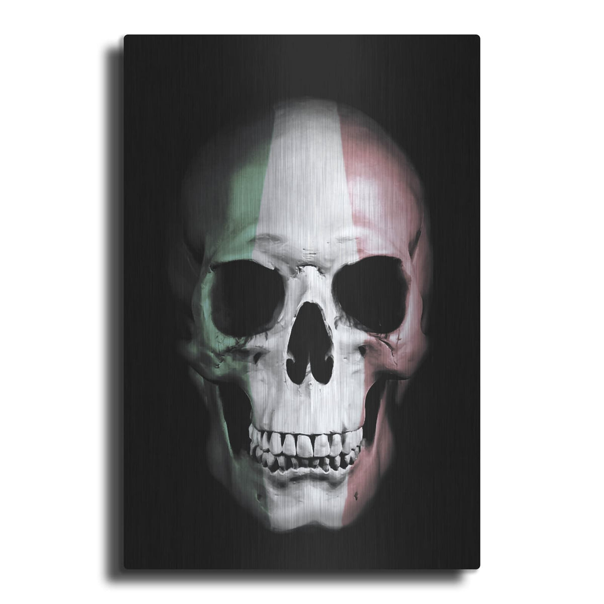 'Italian Skull' by Nicklas Gustafsson – Metal Wall Art