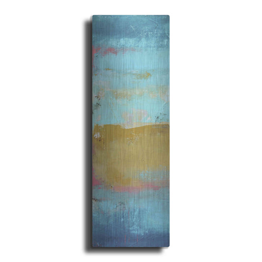 Luxe Metal Art 'Riviera Bay I' by Erin Ashley, Metal Wall Art