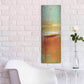 Luxe Metal Art 'Sugar Bay I' by Erin Ashley, Metal Wall Art,12x36