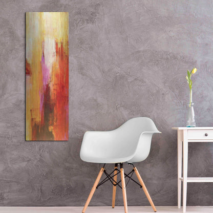 Luxe Metal Art 'Sweet Karma II' by Erin Ashley, Metal Wall Art,16x48