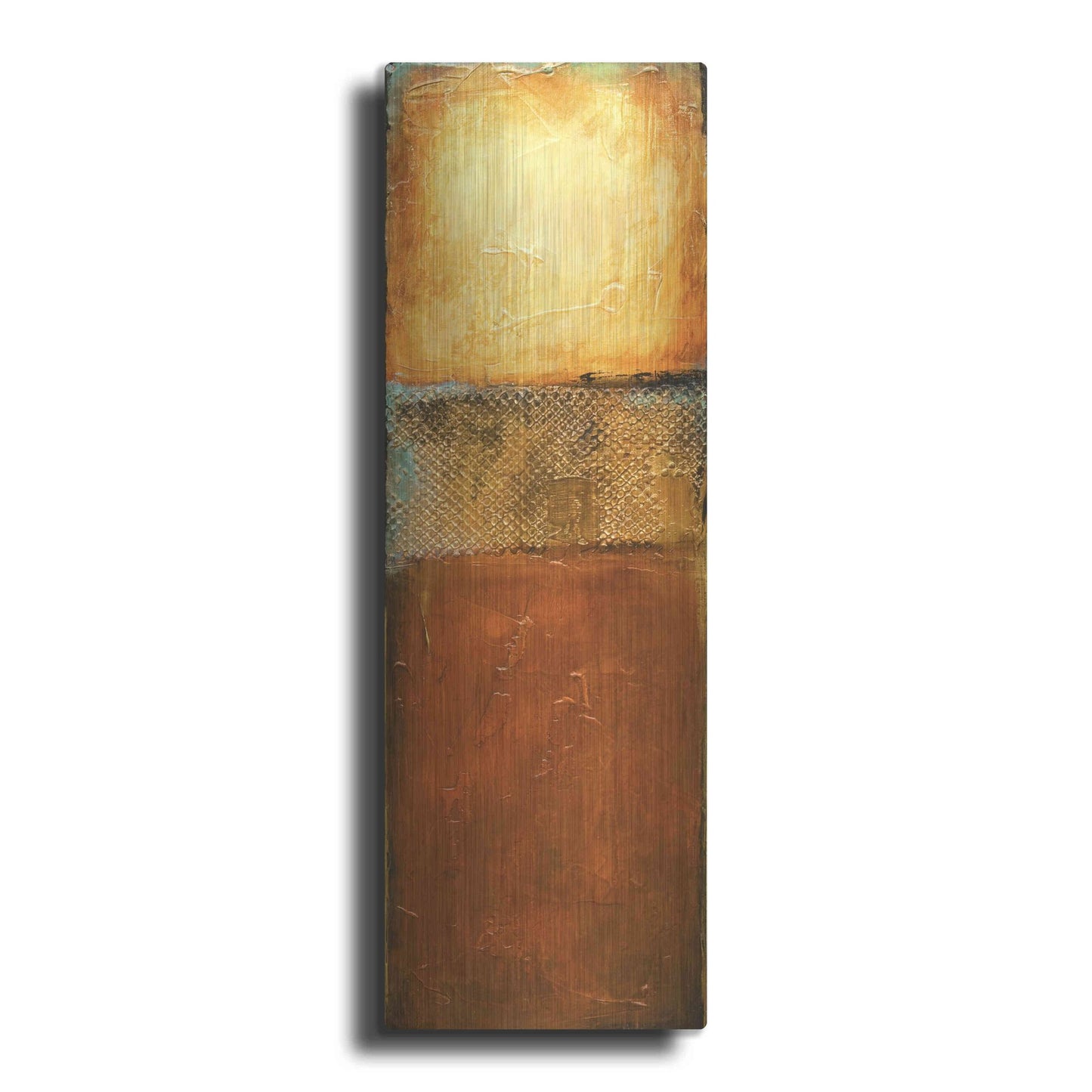 Luxe Metal Art 'Urban Zen I' by Erin Ashley, Metal Wall Art