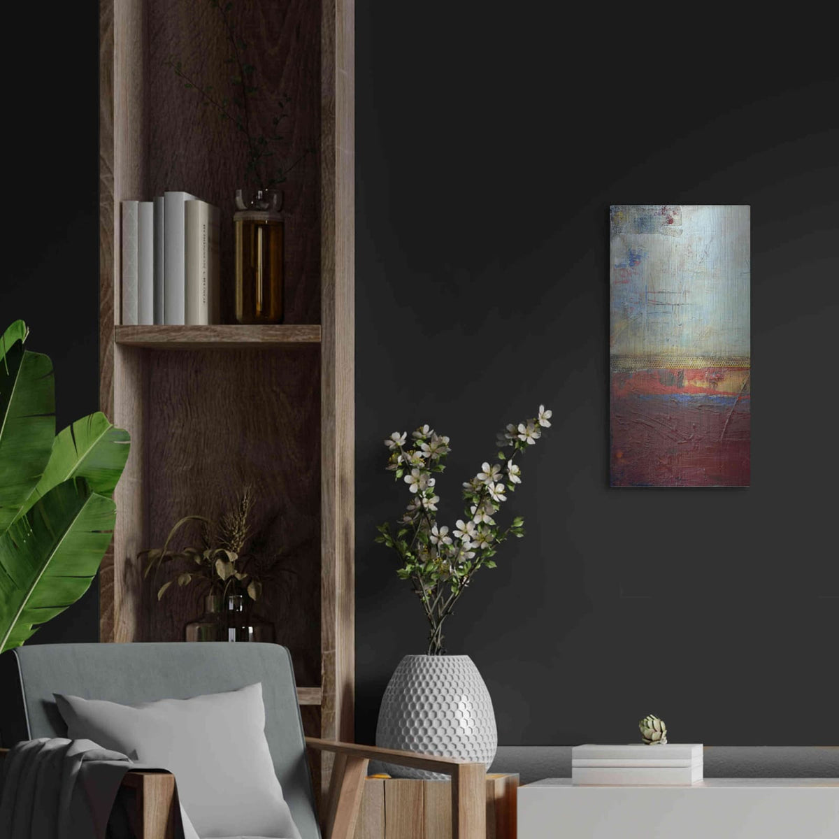 'Backstage 34 I' by Erin Ashley – Metal Wall Art, 12x24 room view