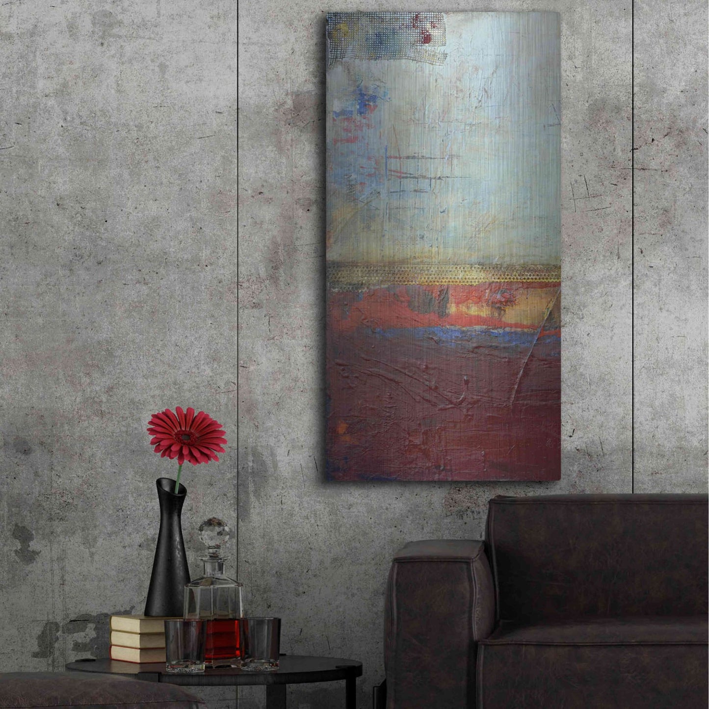 Luxe Metal Art 'Backstage 34 I' by Erin Ashley, Metal Wall Art,24x48