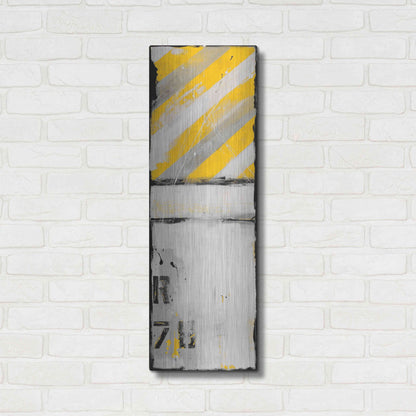 Luxe Metal Art 'Route 78 I' by Erin Ashley, Metal Wall Art,12x36