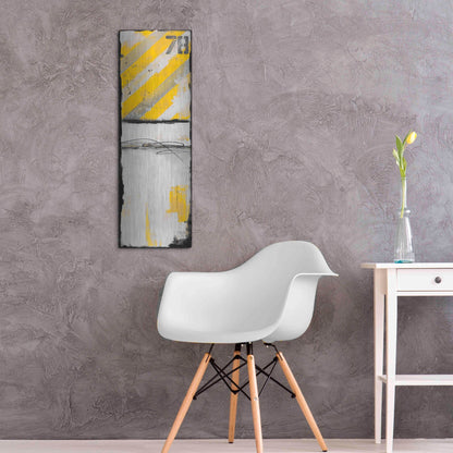 Luxe Metal Art 'Route 78 II' by Erin Ashley, Metal Wall Art,12x36