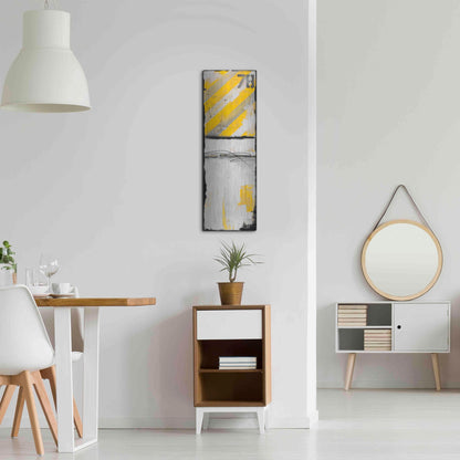 Luxe Metal Art 'Route 78 II' by Erin Ashley, Metal Wall Art,12x36