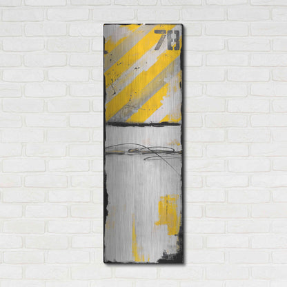 Luxe Metal Art 'Route 78 II' by Erin Ashley, Metal Wall Art,16x48