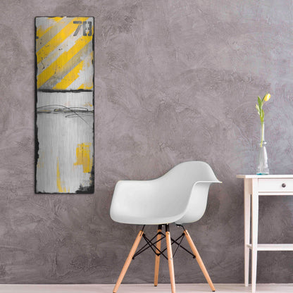 Luxe Metal Art 'Route 78 II' by Erin Ashley, Metal Wall Art,16x48