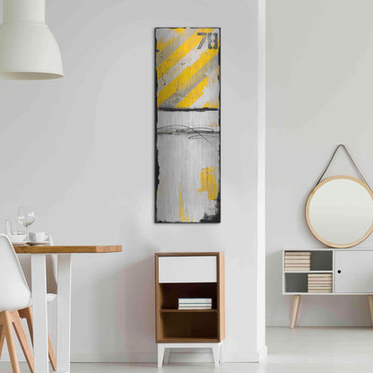 Luxe Metal Art 'Route 78 II' by Erin Ashley, Metal Wall Art,16x48