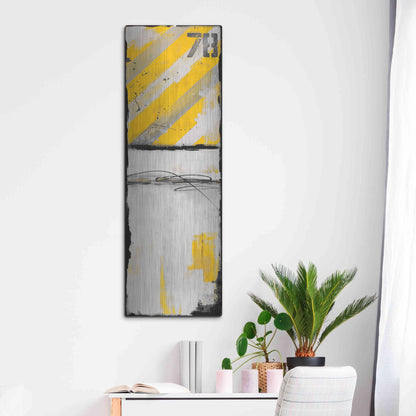 Luxe Metal Art 'Route 78 II' by Erin Ashley, Metal Wall Art,16x48