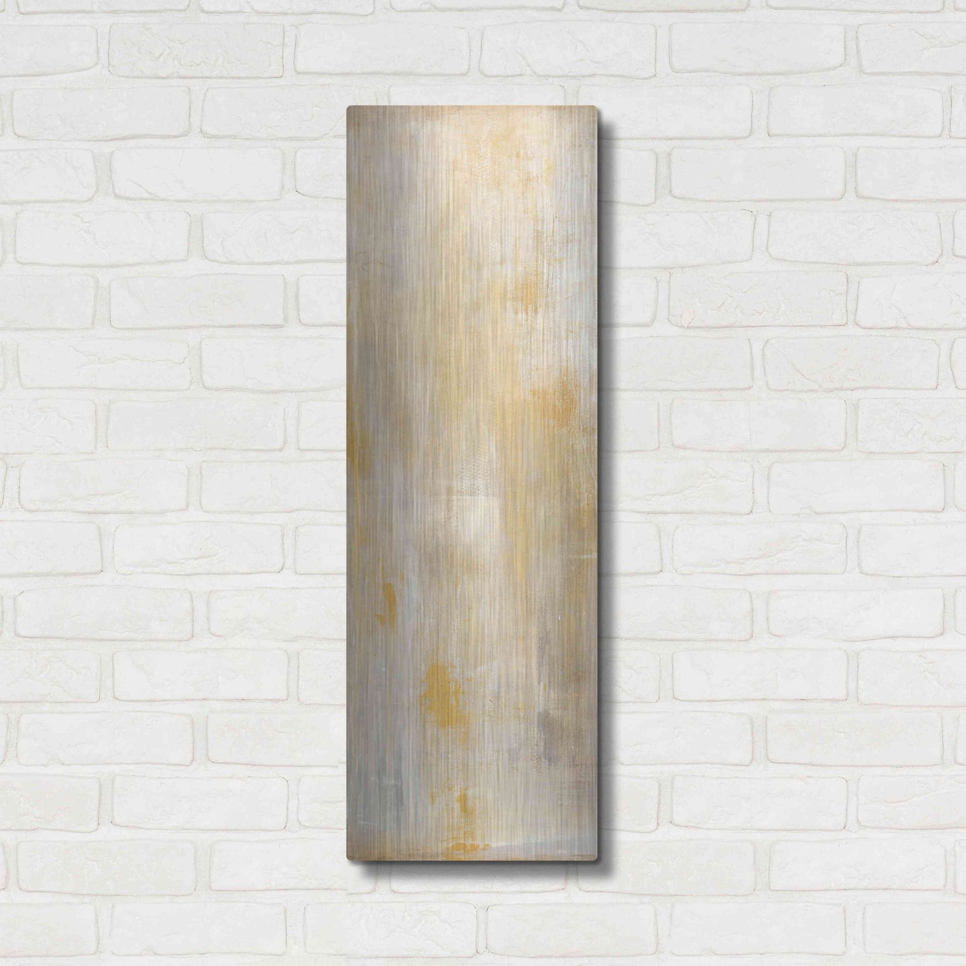 Luxe Metal Art 'Careless Whisper II' by Erin Ashley, Metal Wall Art,12x36