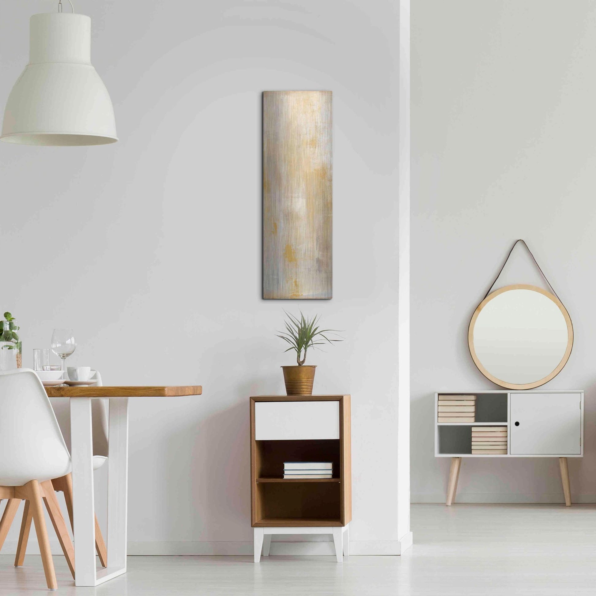 Luxe Metal Art 'Careless Whisper II' by Erin Ashley, Metal Wall Art,12x36