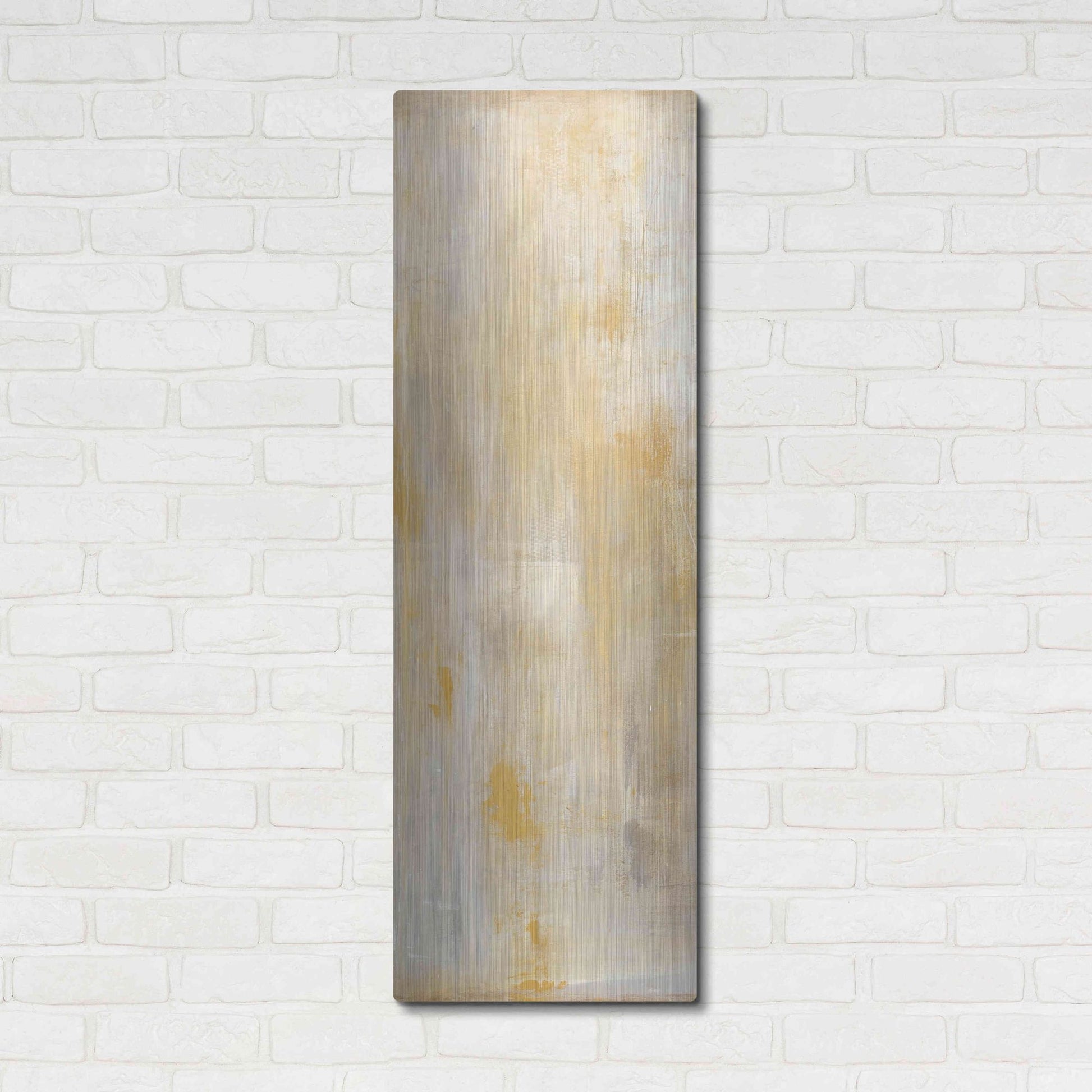 Luxe Metal Art 'Careless Whisper II' by Erin Ashley, Metal Wall Art,16x48