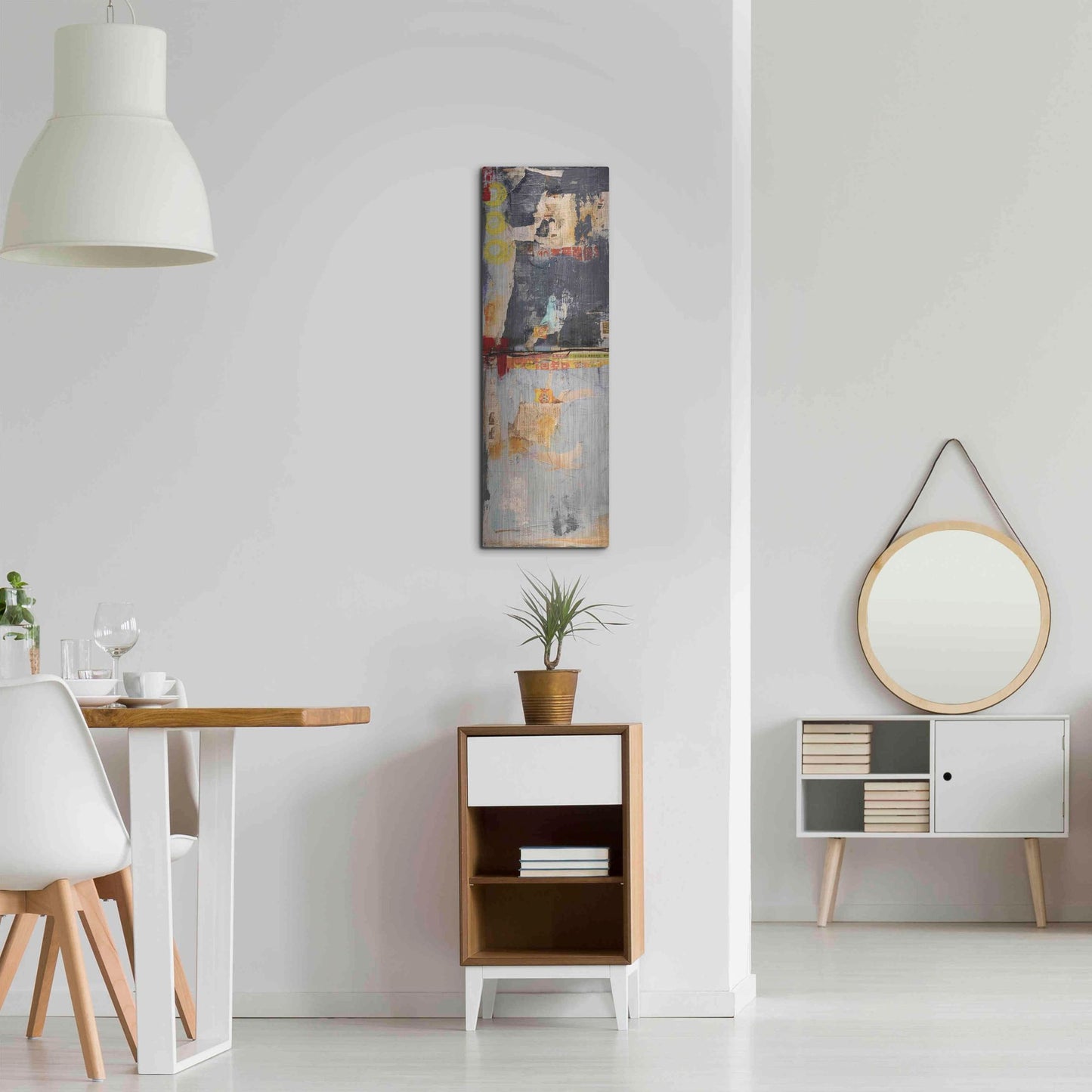 Luxe Metal Art 'Hong Kong Post I' by Erin Ashley, Metal Wall Art,12x36