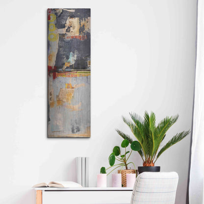 Luxe Metal Art 'Hong Kong Post I' by Erin Ashley, Metal Wall Art,12x36