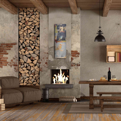 Luxe Metal Art 'Hong Kong Post I' by Erin Ashley, Metal Wall Art,16x48