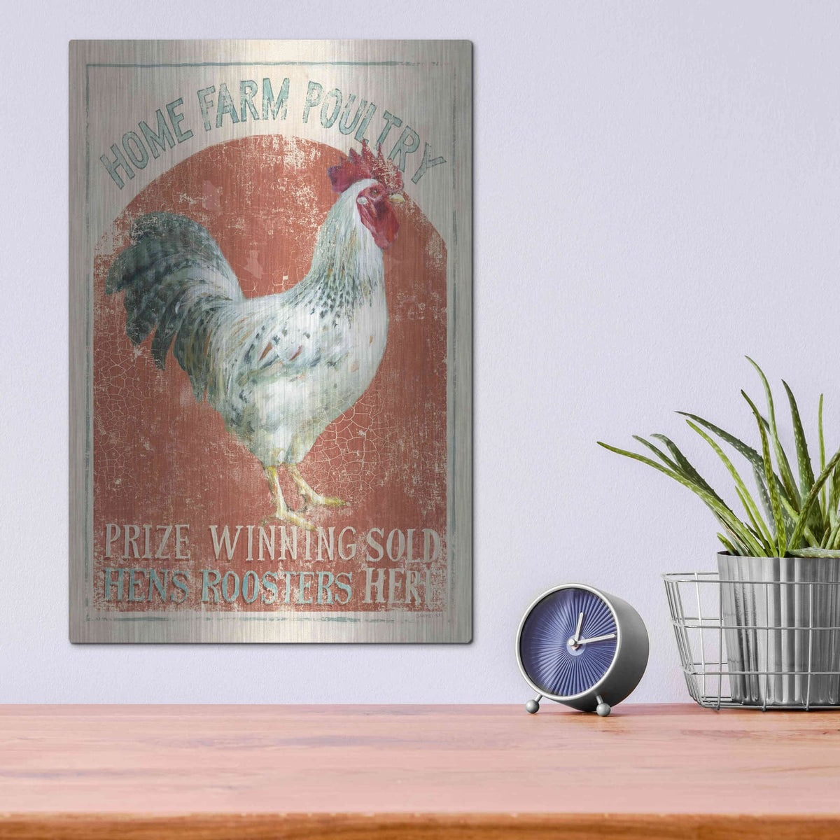 'Farm Nostalgia IV' by Danhui Nai – Metal Wall Art, 12x16 room view