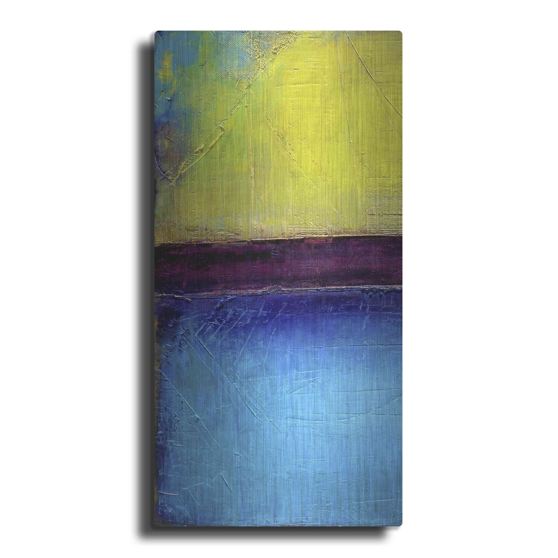 Luxe Metal Art 'Montego Bay I' by Erin Ashley, Metal Wall Art