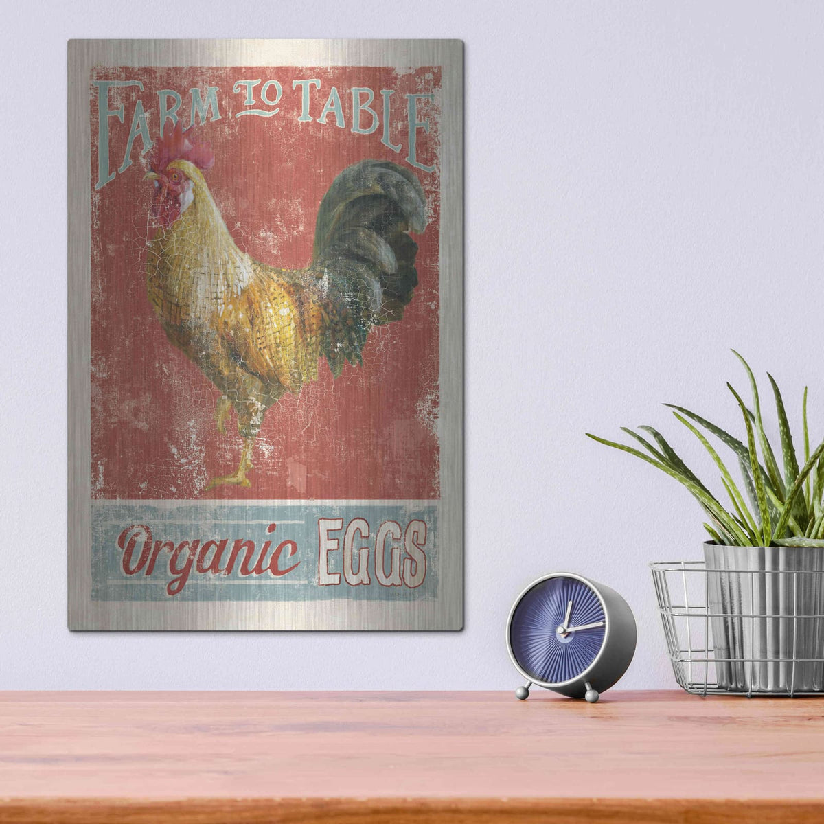 'Farm Nostalgia V' by Danhui Nai – Metal Wall Art, 12x16 room view